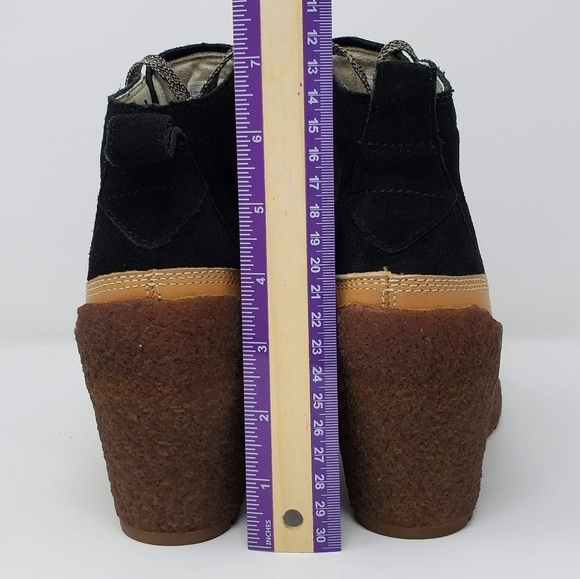 Merrell Tremblant Wedge Lace Pump Ankle Boots Booties Black Suede Size 9.5 New - Picture 7 of 10